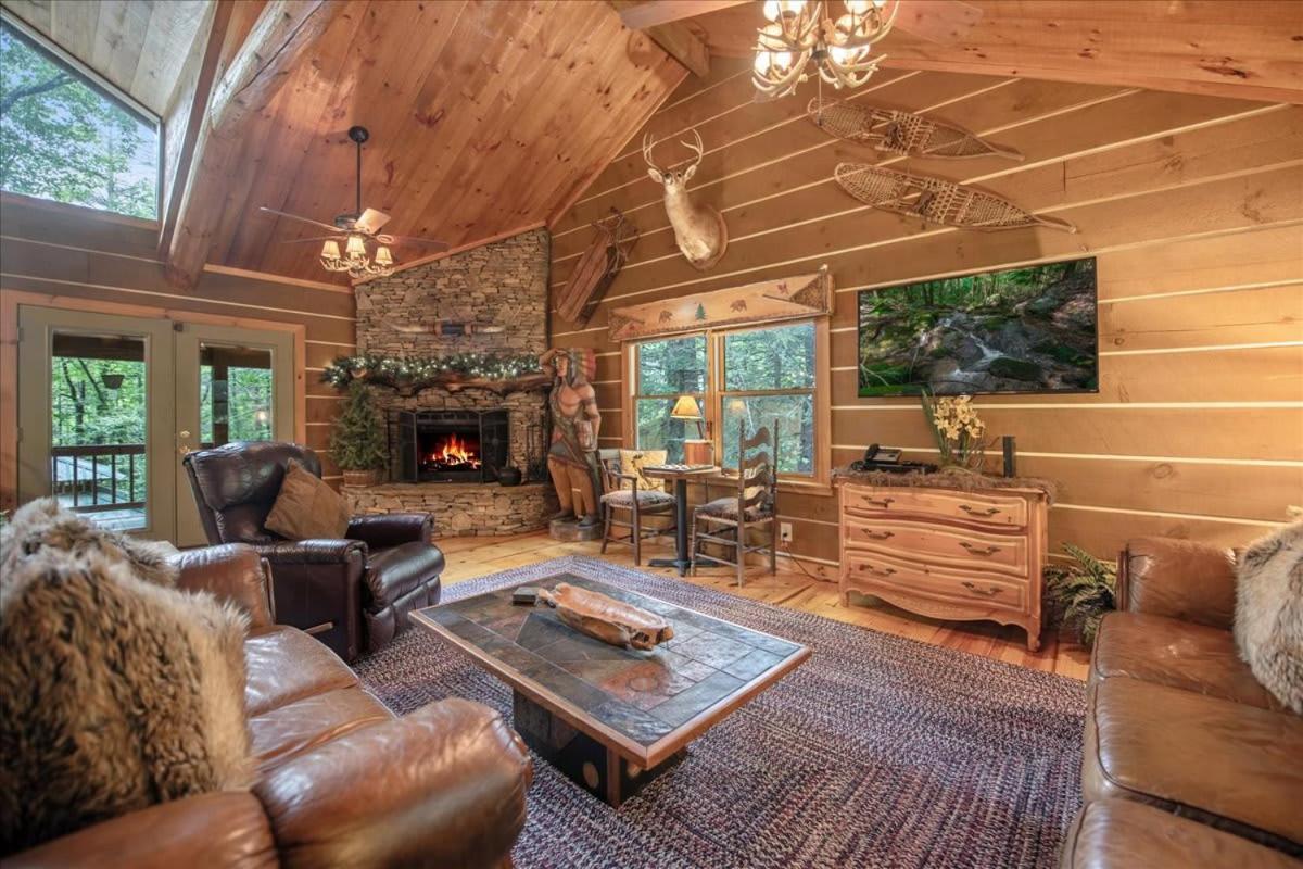 Waterfront Mountain Cabin With Hot Tub Villa Blue Ridge Exterior photo